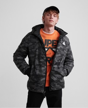 Superdry Converter Puffer Férfi Kabát Fekete | WTGCM1246